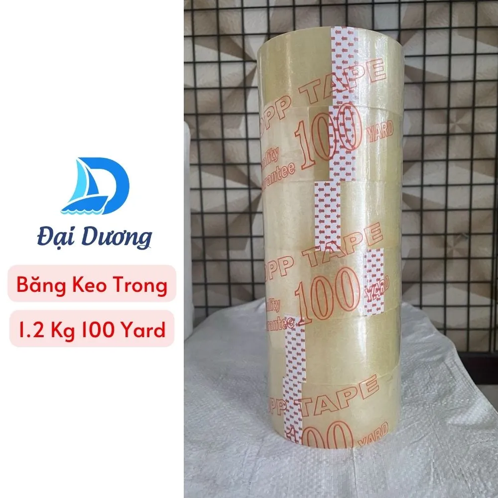 Băng keo trong 1.2 Kg 100 Yard