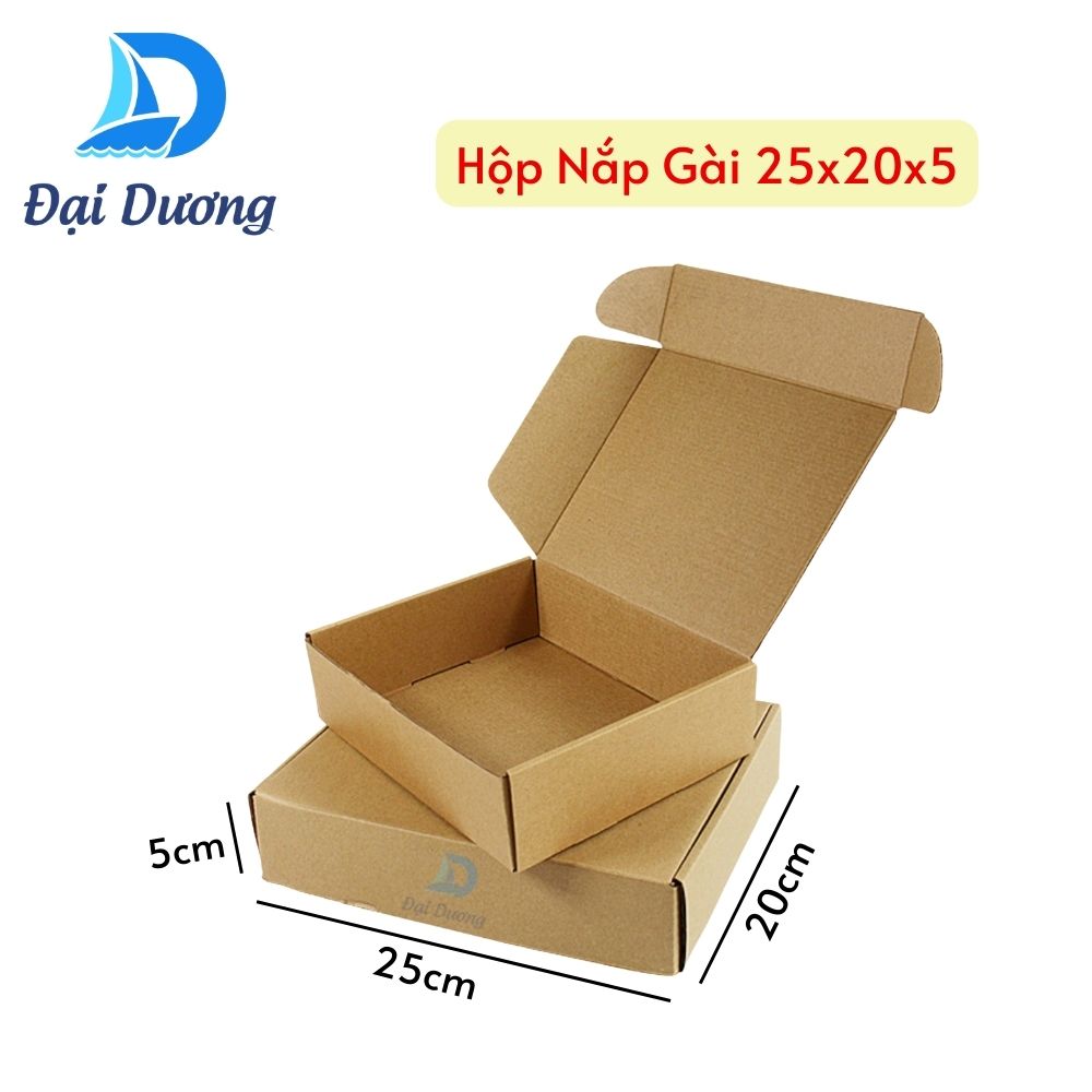 Hộp nắp gài 25x20x5