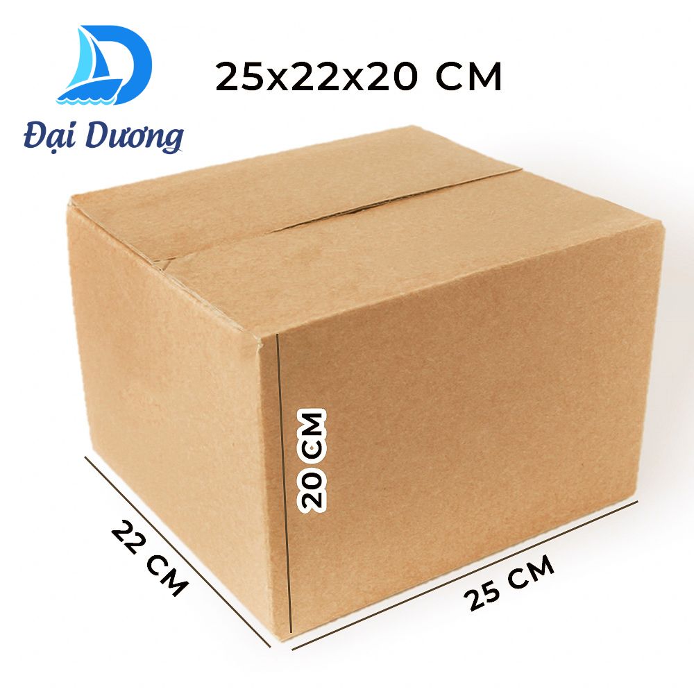 Thùng Carton 25x22x20 - Bao Bì Đại Dương