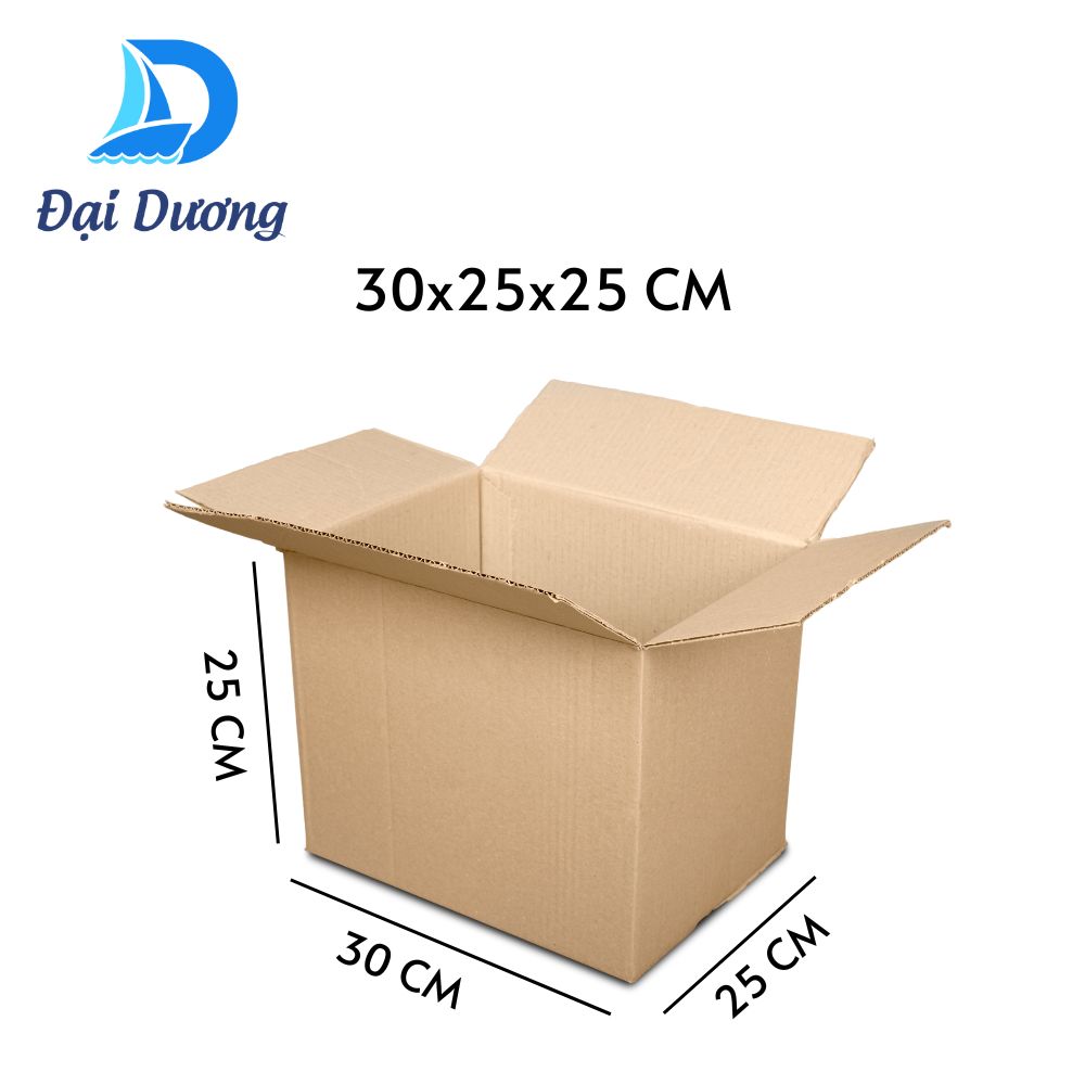 Thùng carton 30x25x25