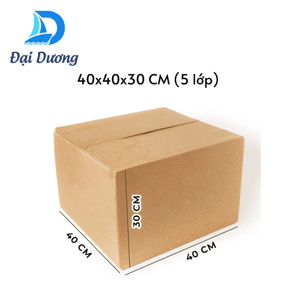 Thùng carton 40x40x30 5 lớp