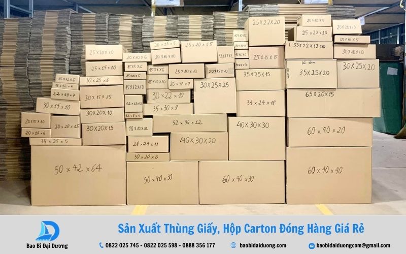 Quy trình sản xuất hộp carton tại Bao Bì Đại Dương