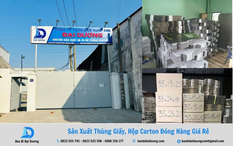 Top 1 công ty sản xuất thùng carton tại TPHCM - Bao Bì Đại Dương