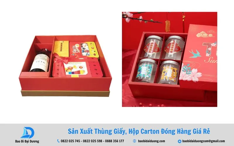 Hộp âm dương bồi carton + có thành hộp