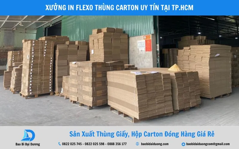 Bao Bì Đại Dương - Xưởng in Flexo thùng carton giá rẻ tại TP.HCM