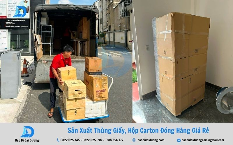 Bao Bì Đại Dương bán thùng carton chuyển nhà, dọn trọ giá rẻ