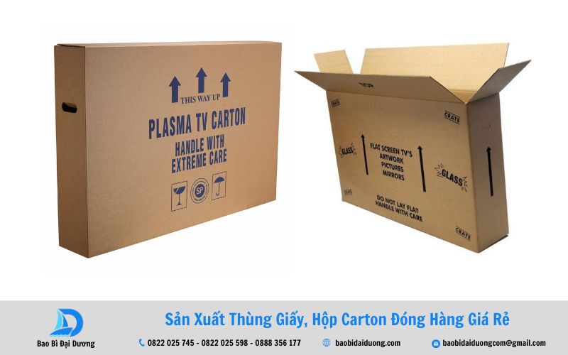 Lợi ích khi dùng thùng carton đựng tivi