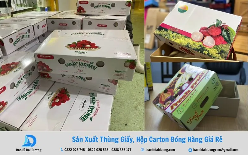 Bao Bì Đại Dương - xưởng bán thùng carton đựng trái cây uy tín