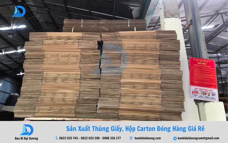 Xưởng sản xuất thùng carton to SLL - Giá tốt TP.HCM