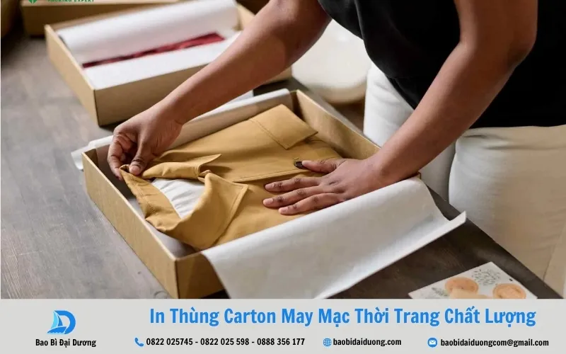 các loại thùng carton may mặc