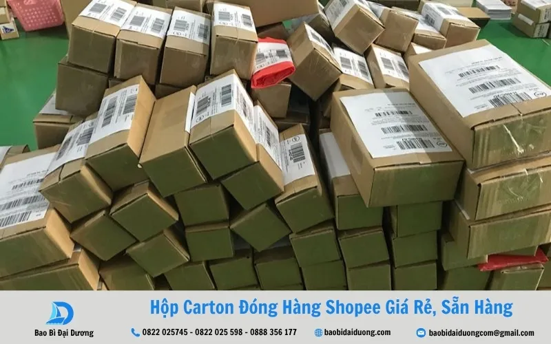 hộp carton đóng hàng