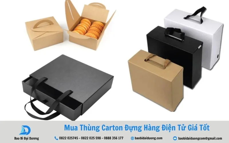 hộp carton có quai