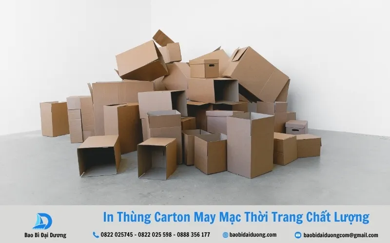lợi ích khi sử dụng thùng carton may mặc