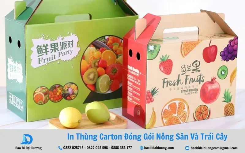sản xuất thùng đựng trái cây