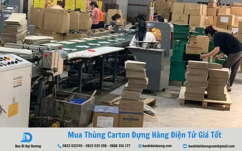 sản xuất thùng hàng điện tử
