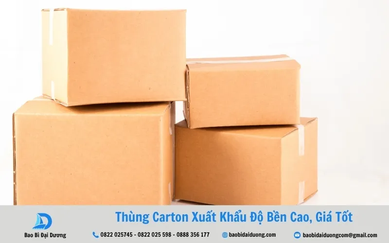 thùng carton chống thấm