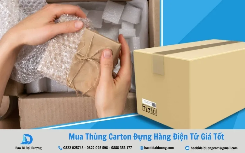 thùng đựng hàng điện tử