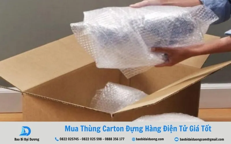 thùng hàng kích thước vừa vặn